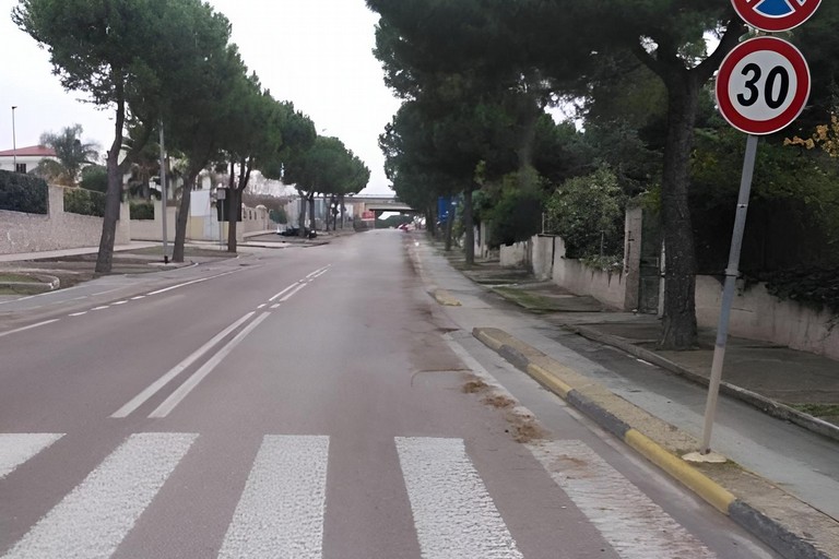 Piste ciclabili  Via Martiri di Palermo a Trani