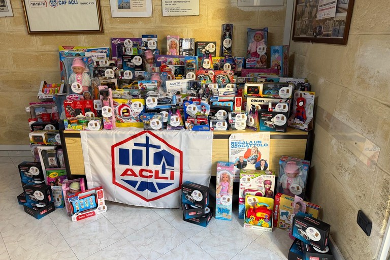 Già raccolti 1.000 giocattoli per l'iniziativa del Circolo ACLI di Trani