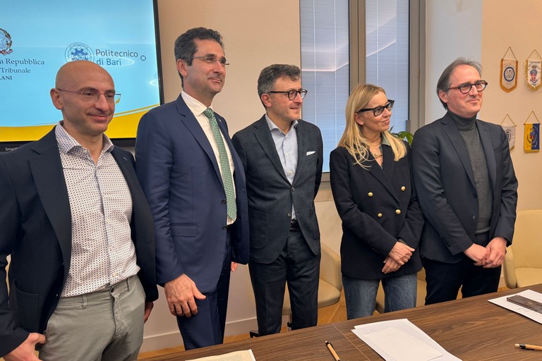 Procura della Repubblica di Trani, Regione Puglia e Politecnico di Bari. <span>Foto Tonino Lacalamita</span>