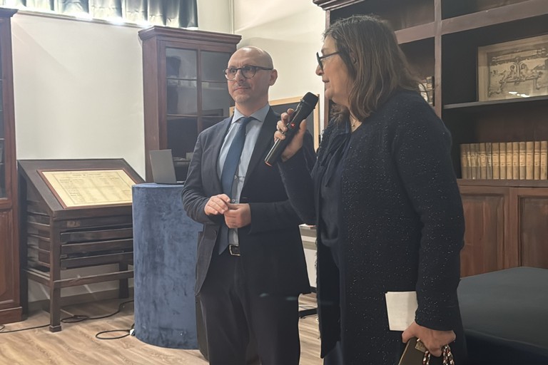 prof.Monopoli Poliba Bari_Liceo V.Vecchi Trani. <span>Foto Tonino Lacalamita</span>