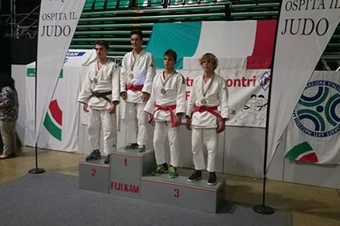 Atleti impegnati con la Judo Trani