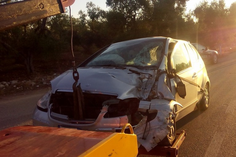 Incidente provinciale Andria-Bisceglie, grave un cinquantenne