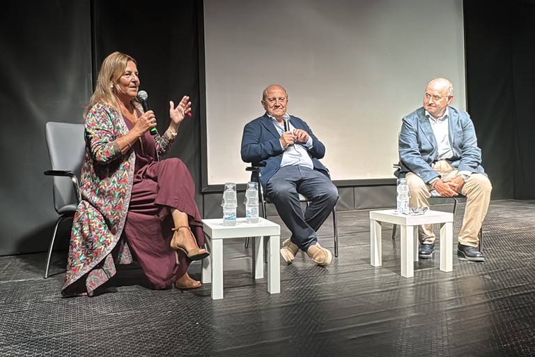 Fabrizio Corallo Talk a Palazzo Beltrani. <span>Foto Tonino Lacalamita</span>