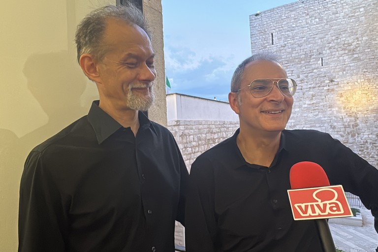 Maestri Enrico Pace e Igor Roma. <span>Foto Adriana Fabrizio</span>