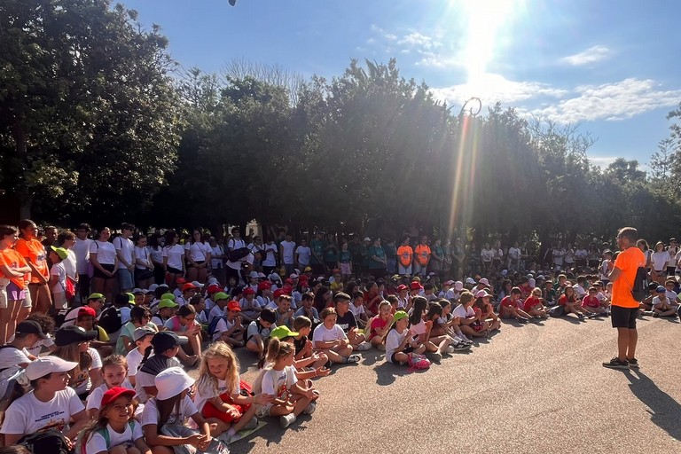 I Grest parrocchiali di Trani | Quattrocento bambini in festa alla Villa Comunale. <span>Foto Marina Laurora</span>