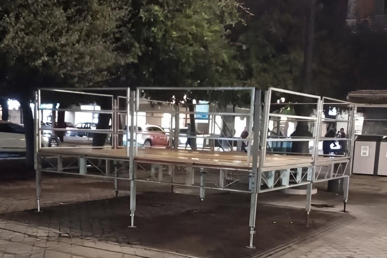 Trani - Palchi elettorali vuoti. <span>Foto credits</span>