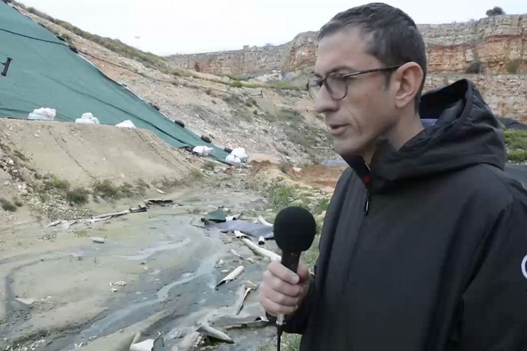 Amedeo Bottaro in discarica