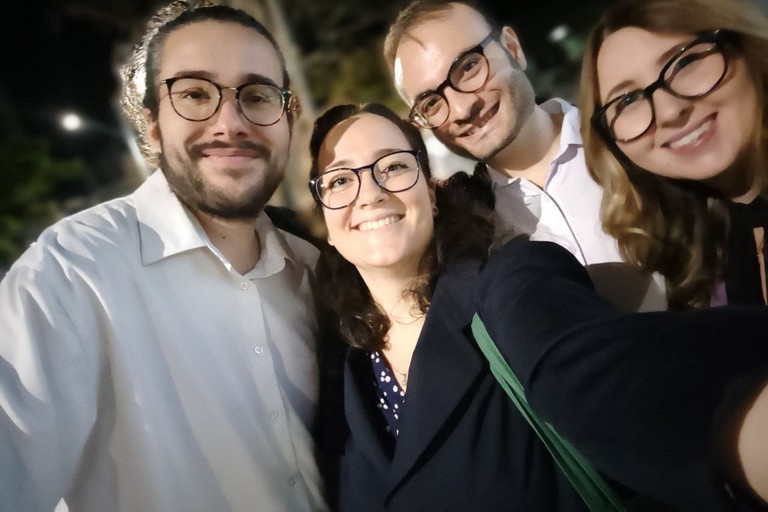 Paolo Scafarella, Serena Valluzzi, Leonardo Colafelice, Cristina Di Lecce. <span>Foto Adriana Fabrizio</span>