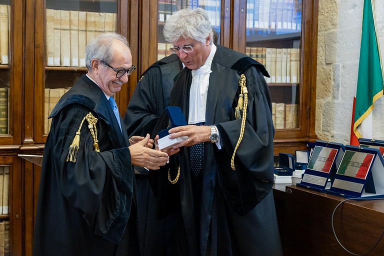 Gli avvocati Sabino Fortunato e Francesco Logrieco. <span>Foto Myriam Antonella Fortunato</span>