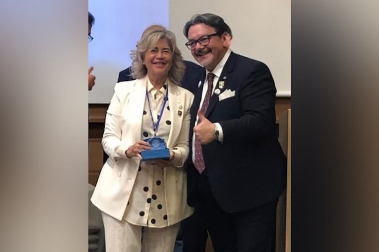 Rotary | Angela Tannoia e l'IPDG Antonio Bellisario Braia